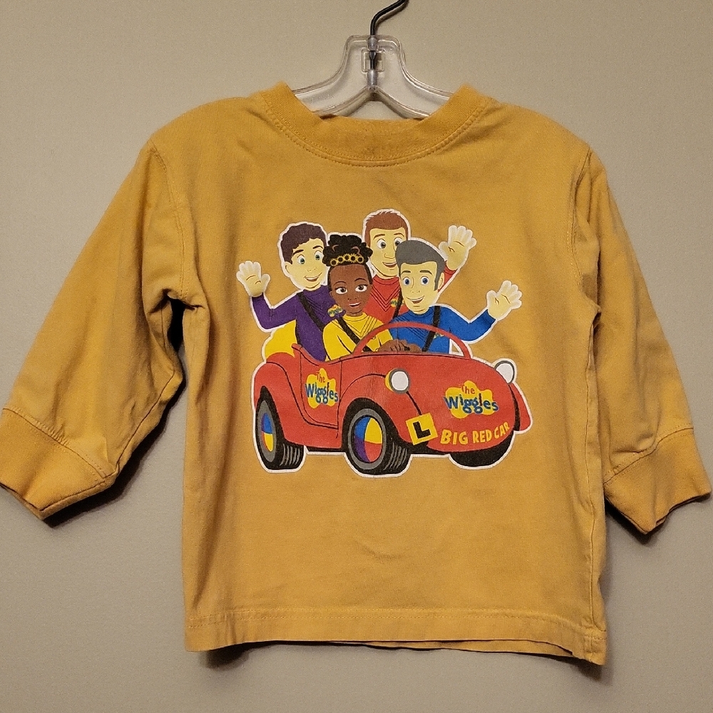 The Wiggles yellow long sleeve tee shirt